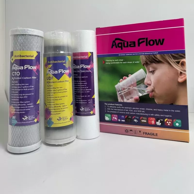 پک 3مرحله آکوافلو دستگاه تصفیه آب خانگی